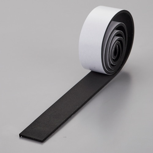 緑十字 スポンジゴム(粘着テープ付) 黒 30×1