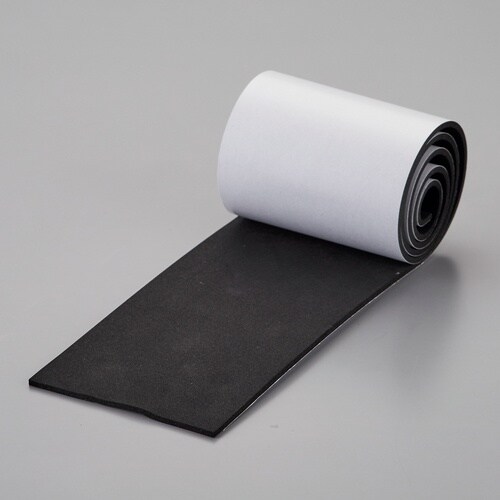 緑十字 スポンジゴム(粘着テープ付) 黒 100×