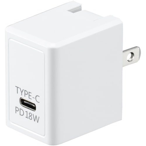 YAZAWA USBアダプター1ポートPD18Wホ