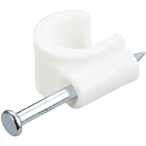 YAZAWA 固定クギ付ケーブルステップル 固定ク