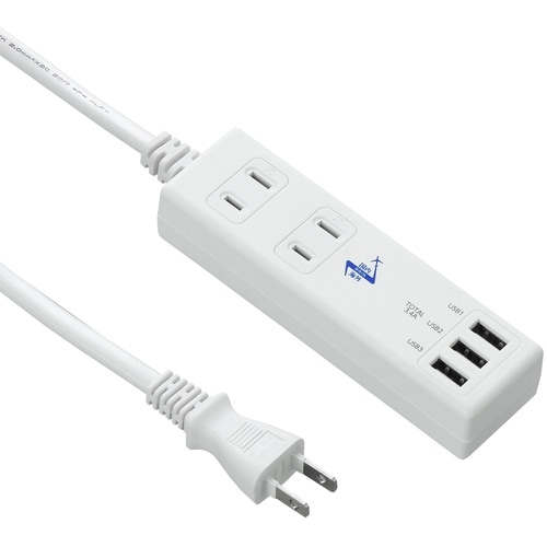 YAZAWA 国内海外兼用充電器 2AC3USB3