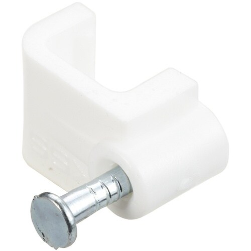 YAZAWA 固定クギ付ケーブルステップル幅8mm