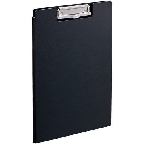 LIHIT 抗菌クリップファイル ブラック