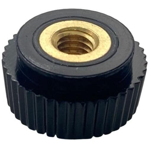 ラクテム ナイロン化粧ナット 黒 M4