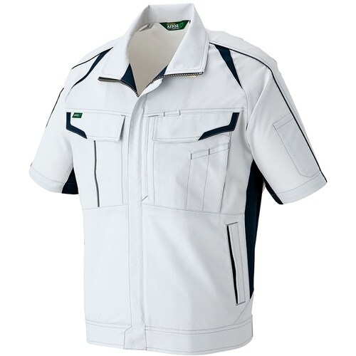 アイトス 春夏半袖ストレッチブルゾン(エコワーカー