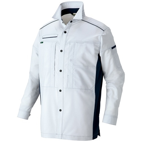 アイトス 長袖シャツ(男女兼用)AZ3535 シル