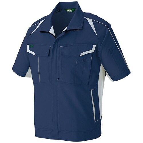 アイトス 春夏半袖ストレッチブルゾン(エコワーカー