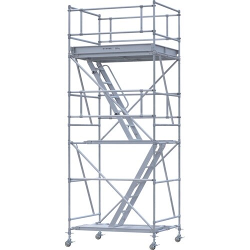 PiCa パイプ製足場PSW型ベース付き 1段