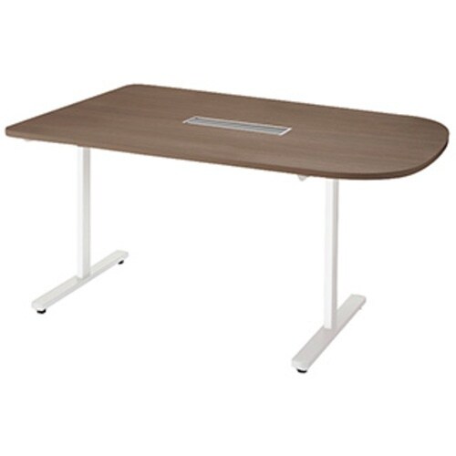 NAIKI ミーティングテーブル(配線付/半長円テ