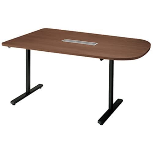 NAIKI ミーティングテーブル(配線付/半長円テ