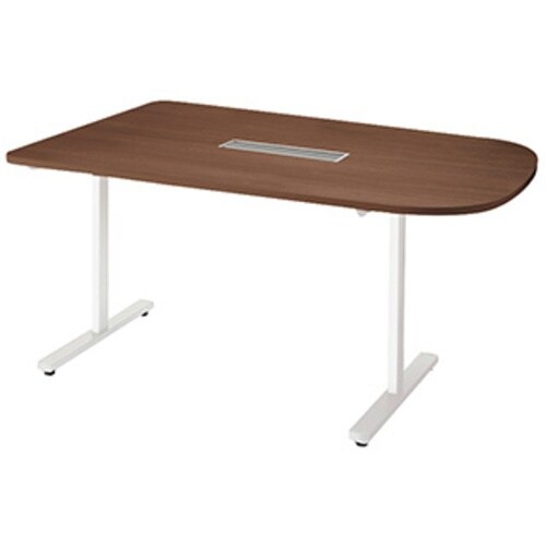 NAIKI ミーティングテーブル(配線付/半長円テ