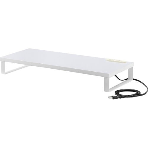 SANWA コンセント付きモニター台(W600・ホ