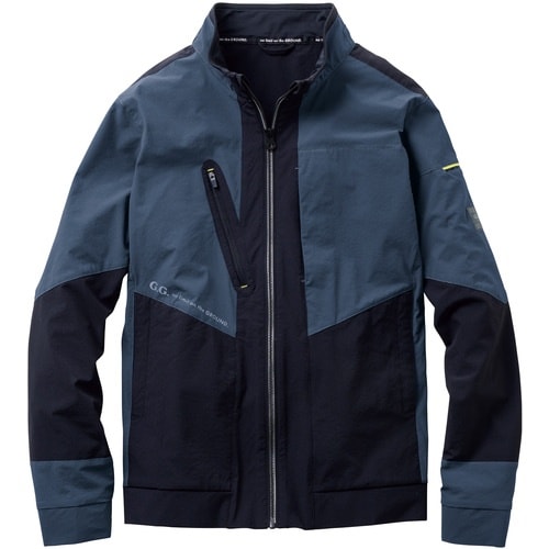 G.G. 0328−00 長袖ブルゾン ブルーグレ