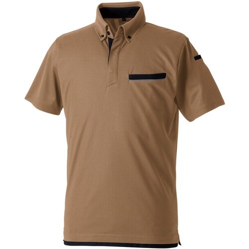 SOWA 7335−51 半袖ボタンダウンポロシャ