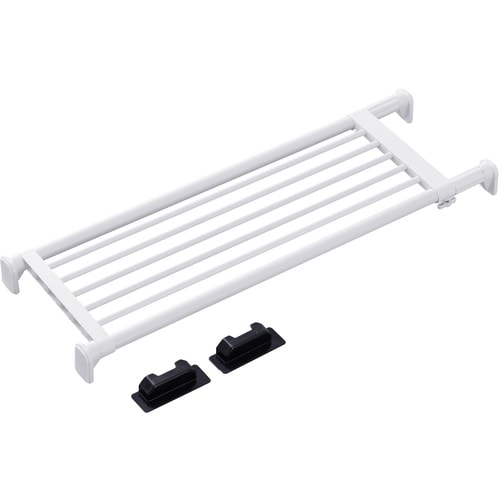 IRIS 202301 強力伸縮棚 ホワイト