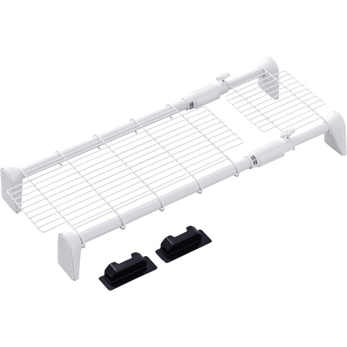 IRIS 202304 超強力伸縮メッシュ棚 ホワ