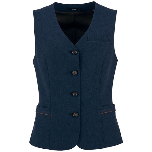 ピエ レディースベストAZ630011 ネイビー