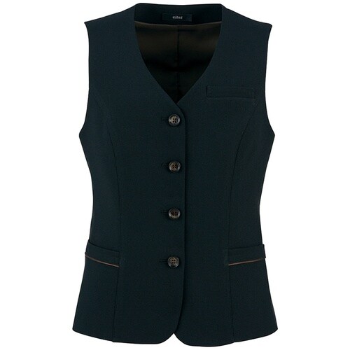 ピエ レディースベストAZ630011 ブラック