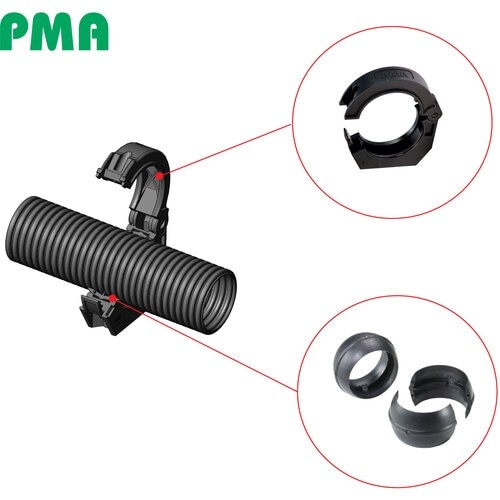 PMA コルゲートチューブクランプ・ボールジョイン