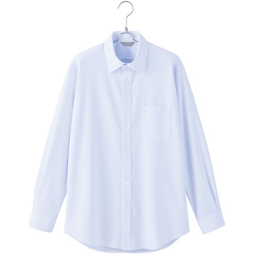 ピエ メンズ長袖シャツAZ634051 サックス