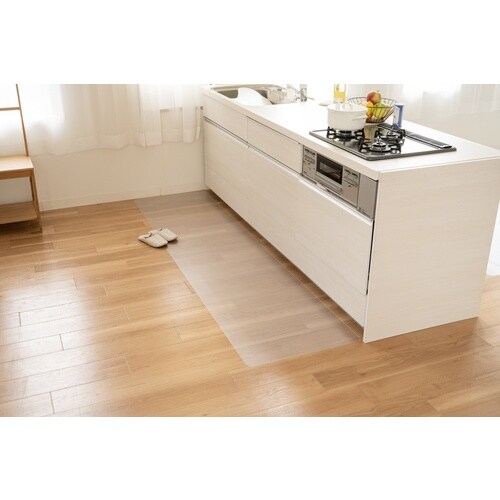 オカ 透明マット キッチンマット 60×240cm