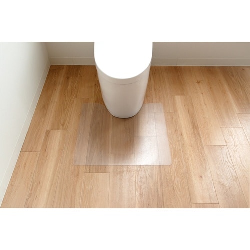 オカ 透明マット トイレマット 55×60cm