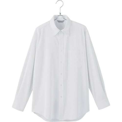 ピエ メンズ長袖ボタン無地ダウンシャツAZ6341