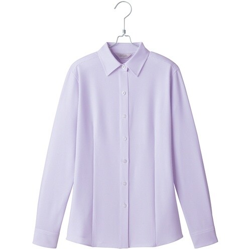 ピエ 長袖ブラウスHCB4001 パープル 23