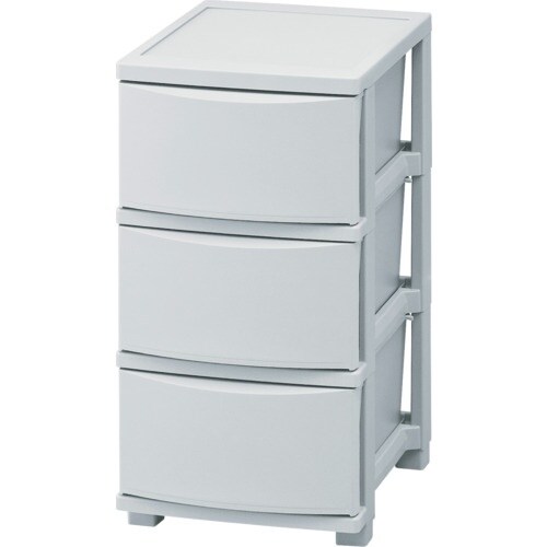 IRIS 206658 スリムチェスト 3段 ブル