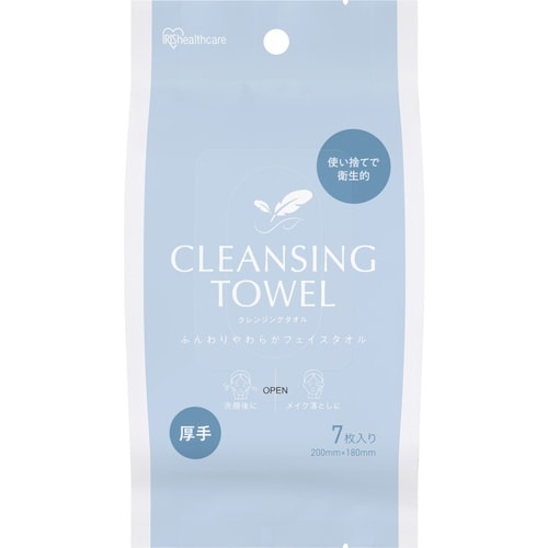 IRIS 108414 クレンジングタオル 7枚入
