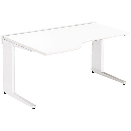 NAIKI 平デスク(左ウェーブタイプ) トリアス