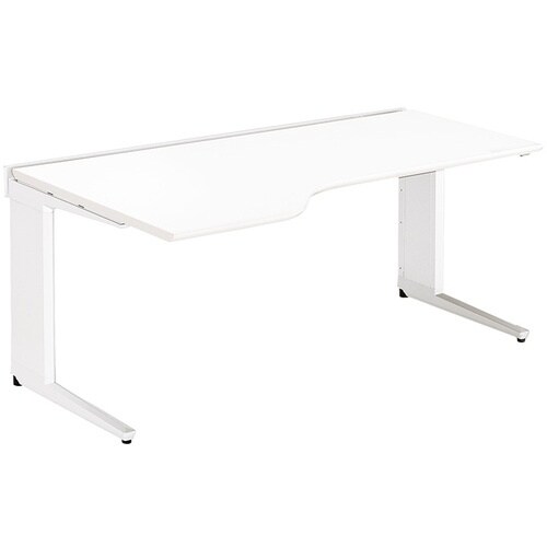 NAIKI 平デスク(左ウェーブタイプ) トリアス