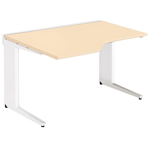 NAIKI 平デスク(左ウェーブタイプ) トリアス