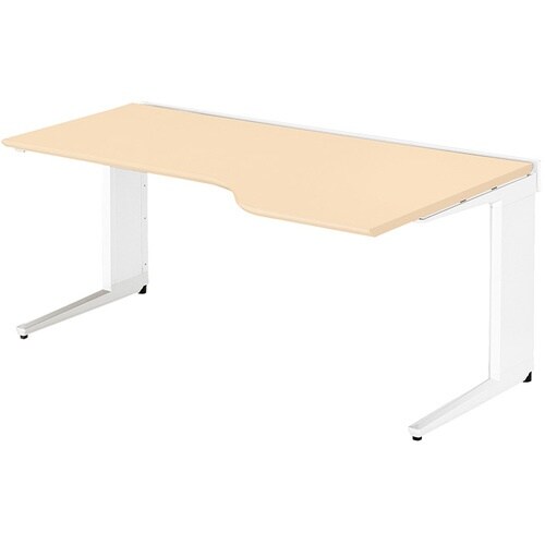 NAIKI 平デスク(右ウェーブタイプ) トリアス