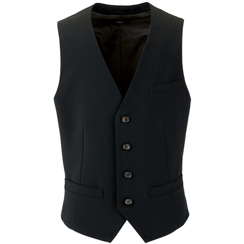 ピエ メンズベストAZ630051 ブラック LL