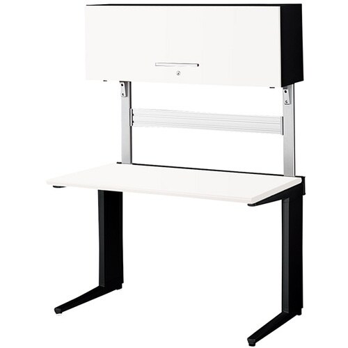 NAIKI 平デスク(上部ボックス付) トリアス