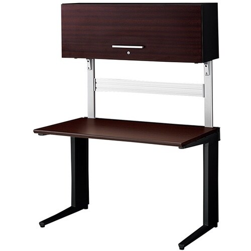 NAIKI 平デスク(上部ボックス付) トリアス