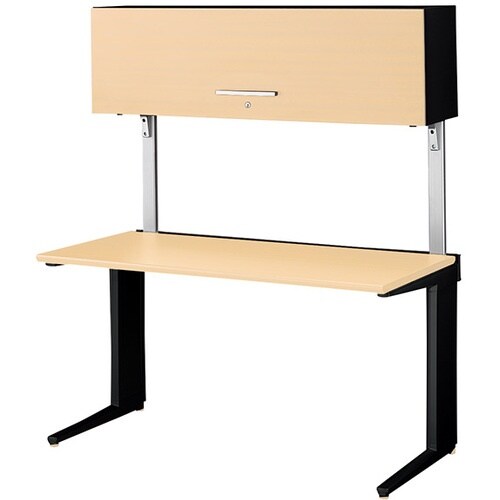 NAIKI 平デスク(上部ボックス付) トリアス