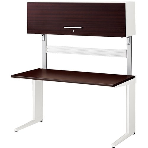 NAIKI 平デスク(上部ボックス付) トリアス