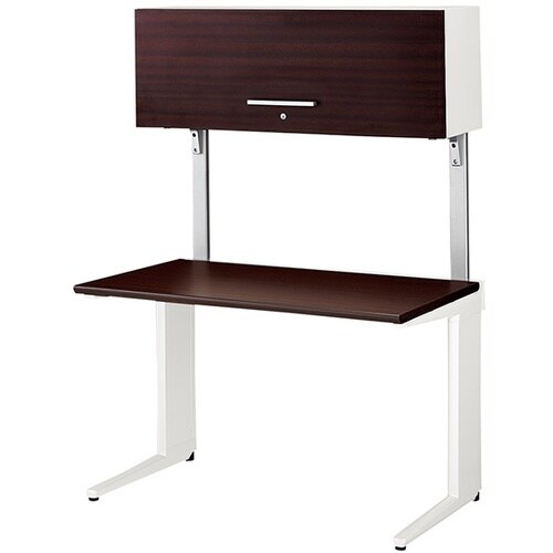 NAIKI 平デスク(上部ボックス付) トリアス