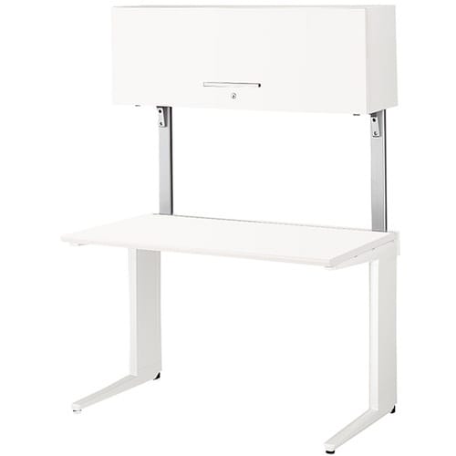 NAIKI 平デスク(上部ボックス付) トリアス