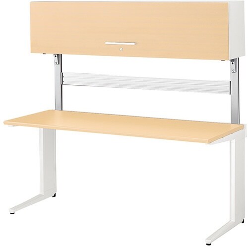 NAIKI 平デスク(上部ボックス付) トリアス