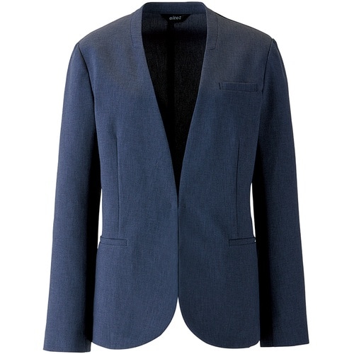 ピエ レディースノーカラージャケットAZ63002