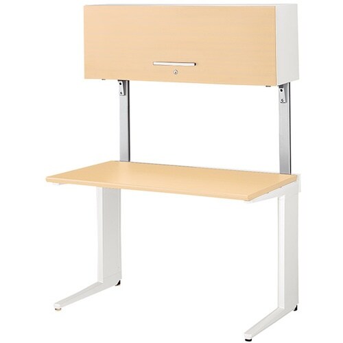 NAIKI 平デスク(上部ボックス付) トリアス