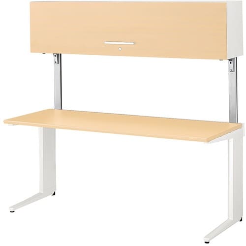 NAIKI 平デスク(上部ボックス付) トリアス