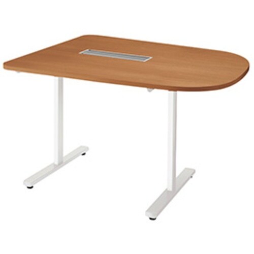 NAIKI ミーティングテーブル(配線付/半長円テ