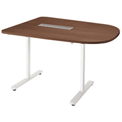 NAIKI ミーティングテーブル(配線付/半長円テ