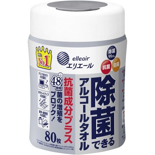 エリエール ウェットティッシュ 除菌できるアルコー