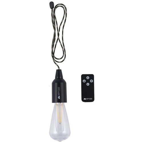 ナカバヤシ LEDリモコンハンギングランプM/ブラ