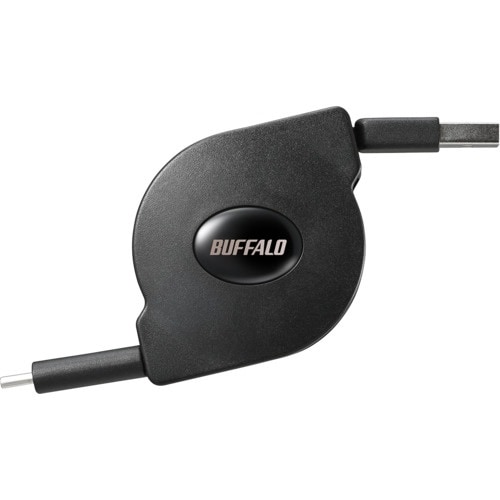 BUFFALO USB2.0 A−C 巻取り式ケー